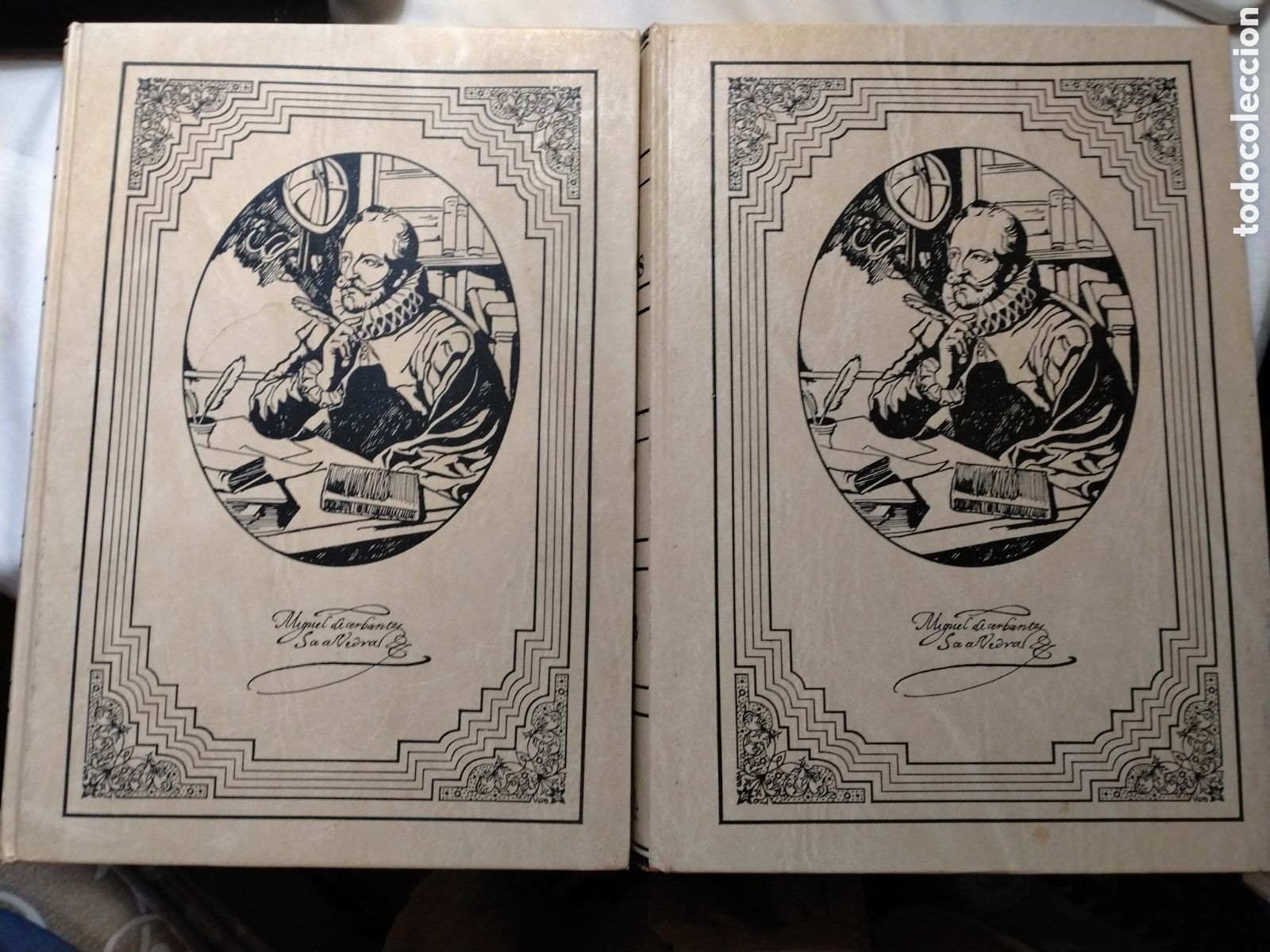 Libros de segunda mano: DON QUIJOTE DE LA MANCHA-MIGUEL DE CERVANTES - TOM&Aacute;S GORCHS - DOS TOMOS - EDICIONES RUEDA 1994.