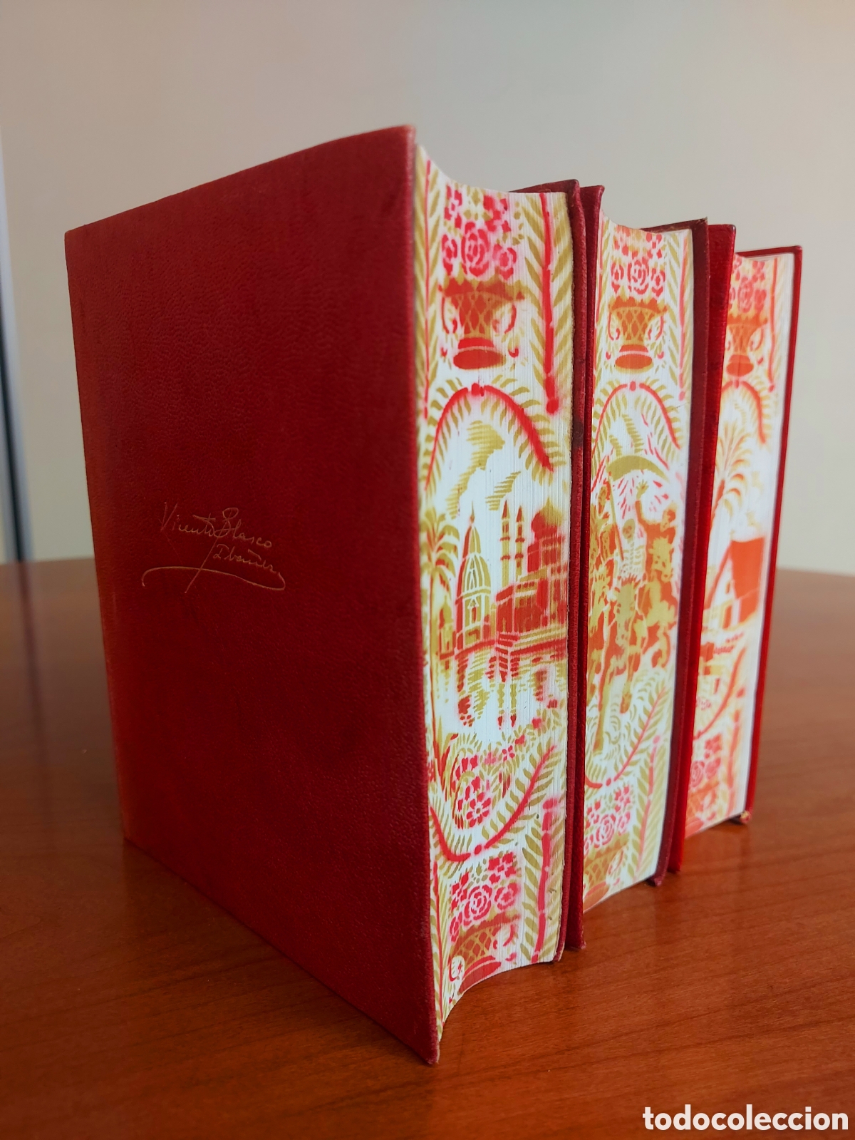 Libros de segunda mano: Blasco Ib&aacute;&ntilde;ez, Obras Completas. Aguilar, 1946. 1&ordf; edici&oacute;n. Cantos decorados.