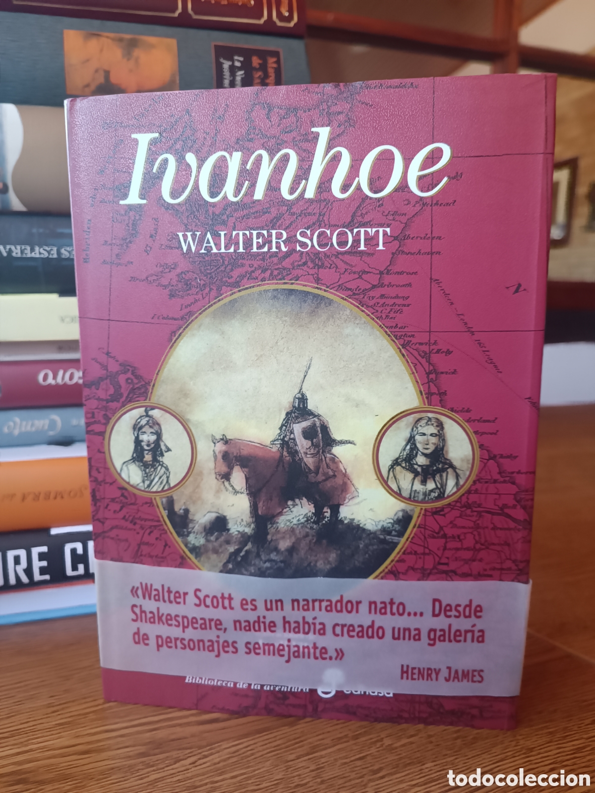 Libros de segunda mano: Ivanhoe Walter Scott Edhasa biblioteca aventura 2007 ilustraciones Jordi Vila