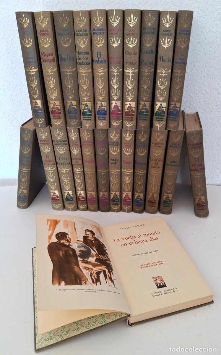 Libros de segunda mano: 23 T&iacute;tulos Editorial Cumbre M&eacute;xico 1967 Colecci&oacute;n Ilustrada Obras Inmortales ilustraciones Coty