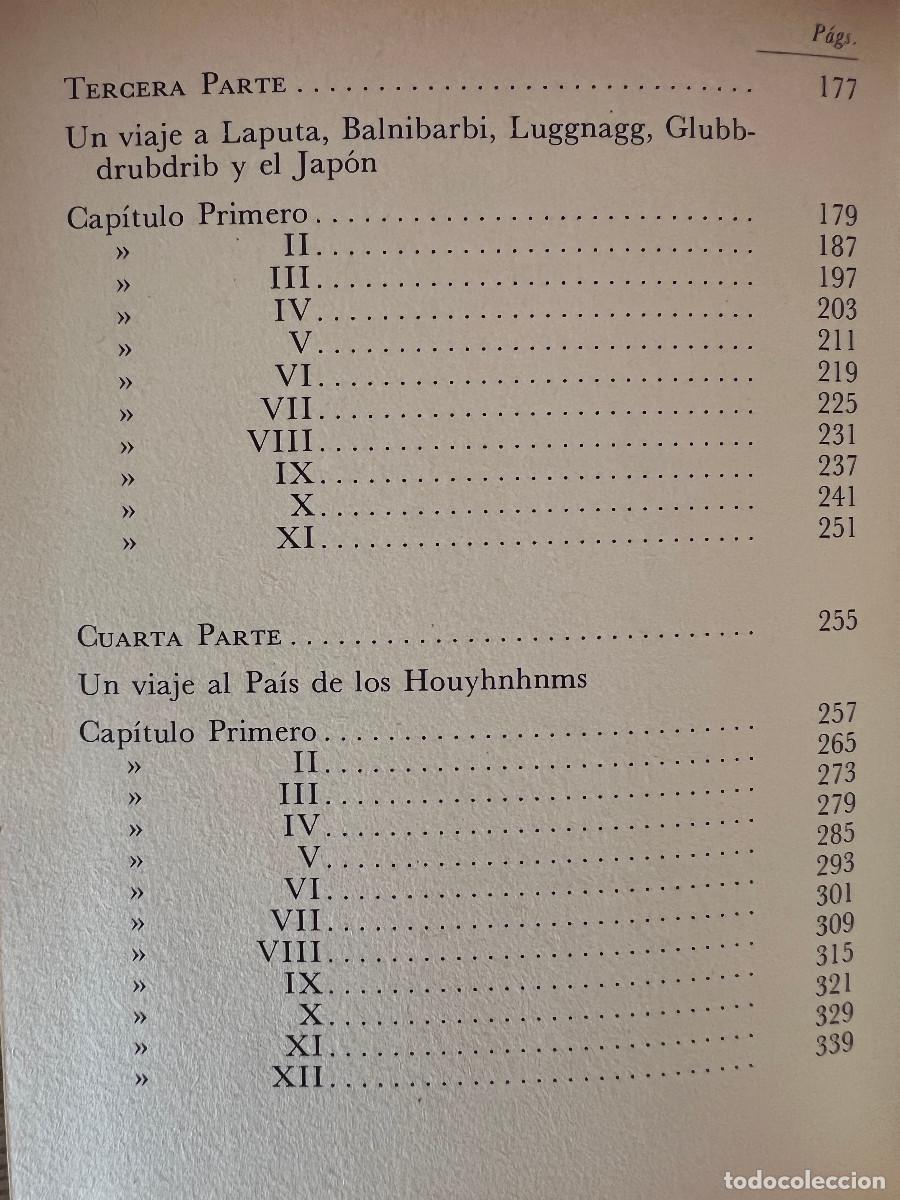 Libros de segunda mano: Los viajes de Gulliver &middot; Jonathan Swift - Foto 5