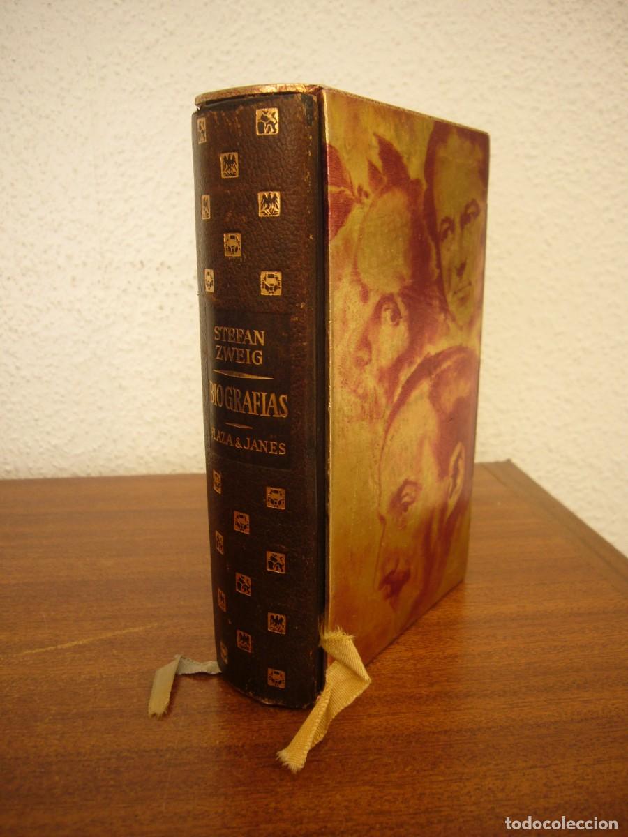 Libros de segunda mano: STEFAN ZWEIG: BIOGRAF&Iacute;AS (PLAZA & JAN&Eacute;S, 1961) PRIMERA EDICI&Oacute;N EN PLENA PIEL
