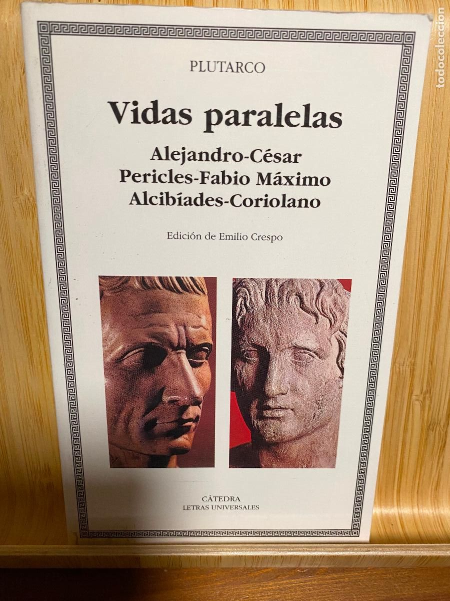 Libros de segunda mano: VIDAS PARALELAS. PLUTARCO. EDITORIAL C&Aacute;TEDRA. LETRAS UNIVERSALES N&ordm; 277