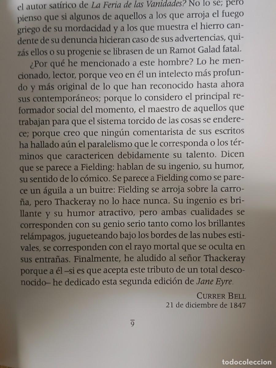 Libros de segunda mano: JANE EYRE . CHARLOTTE BRONT&Euml; - Foto 6