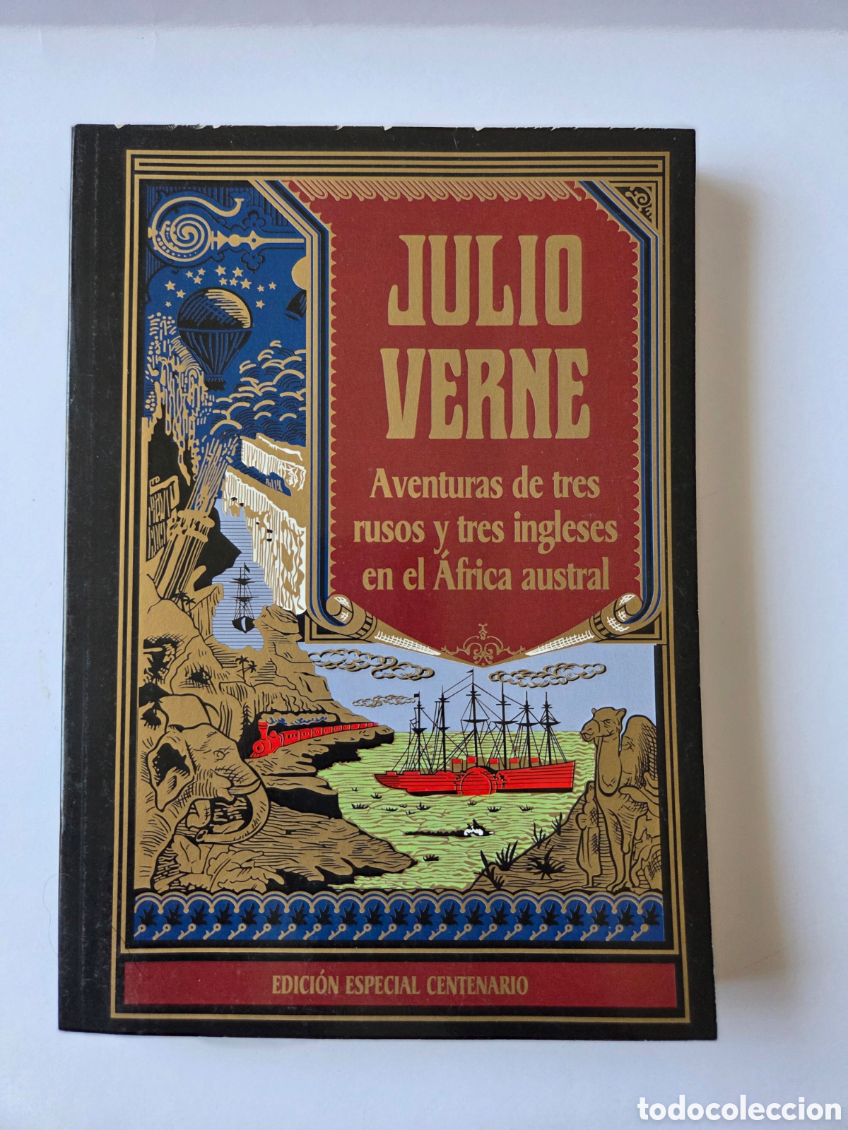 Libros de segunda mano: JULIO VERNE &mdash; LOTE 7 TOMOS &mdash; EDICI&Oacute;N ESPECIAL CENTENARIO - Foto 3