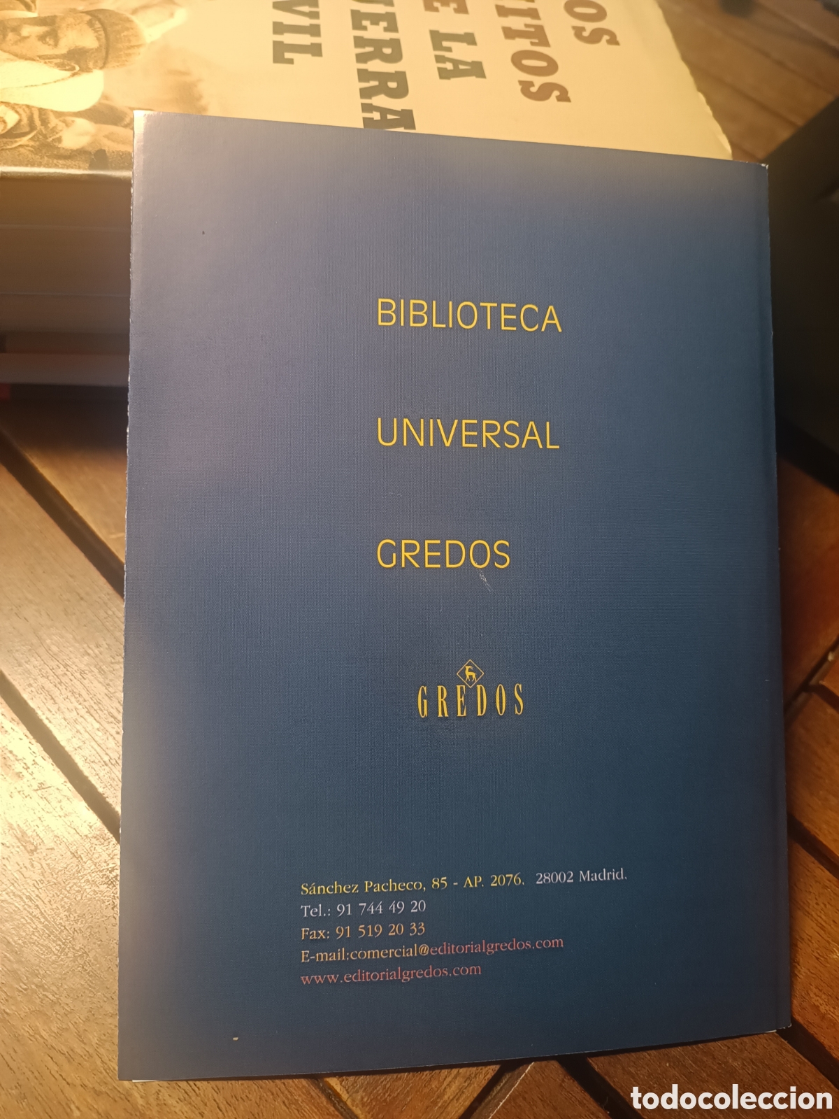 Libros de segunda mano: Folleto desplegable biblioteca universal Gredos cat&aacute;logo Colecci&oacute;n Carlos Garc&iacute;a Gual