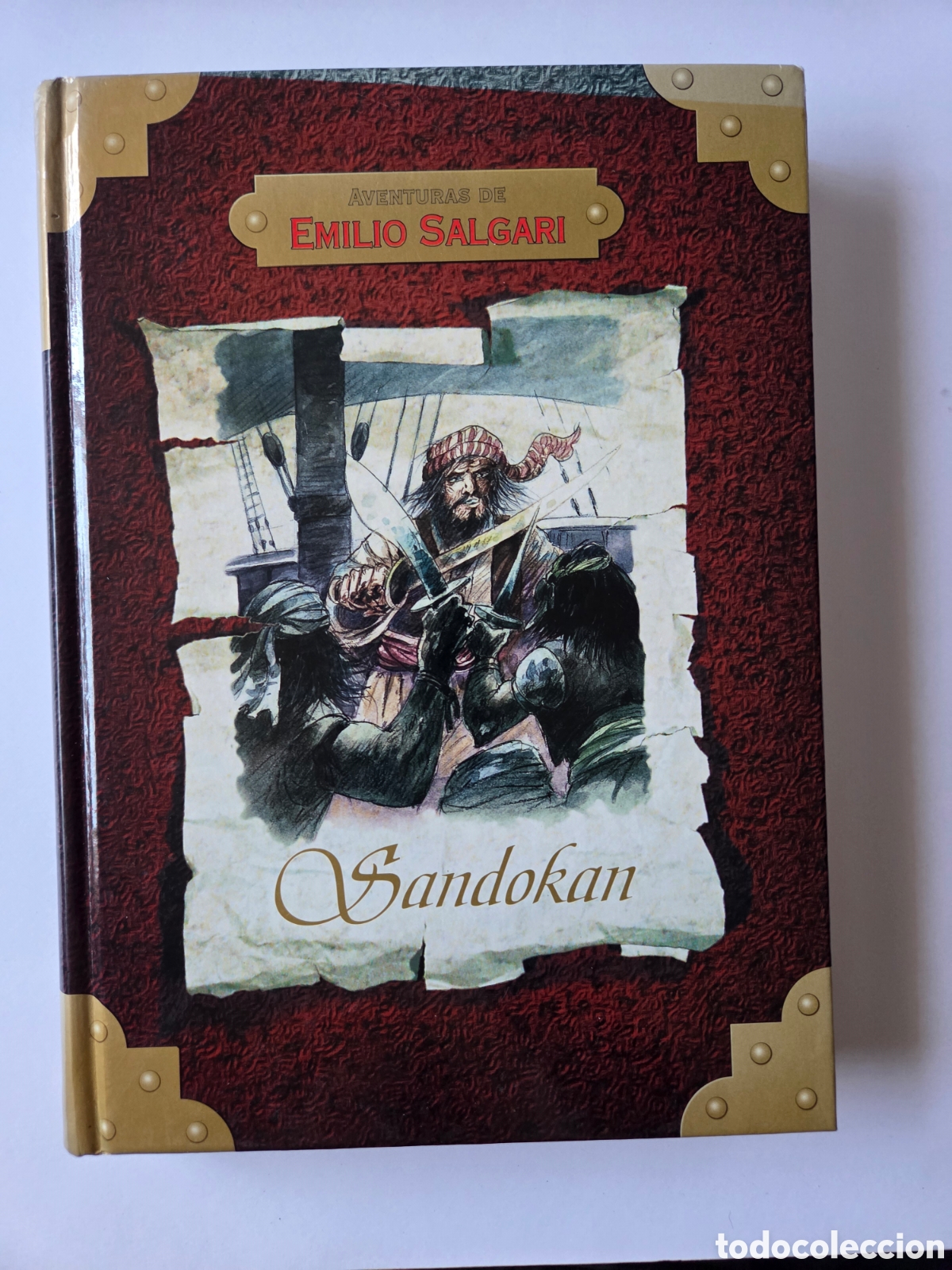 Libros de segunda mano: Lote de 3 libros de Emilio Salgari, colecci&oacute;n Aventuras de Emilio Salgari, Ediciones Rueda. - Foto 2