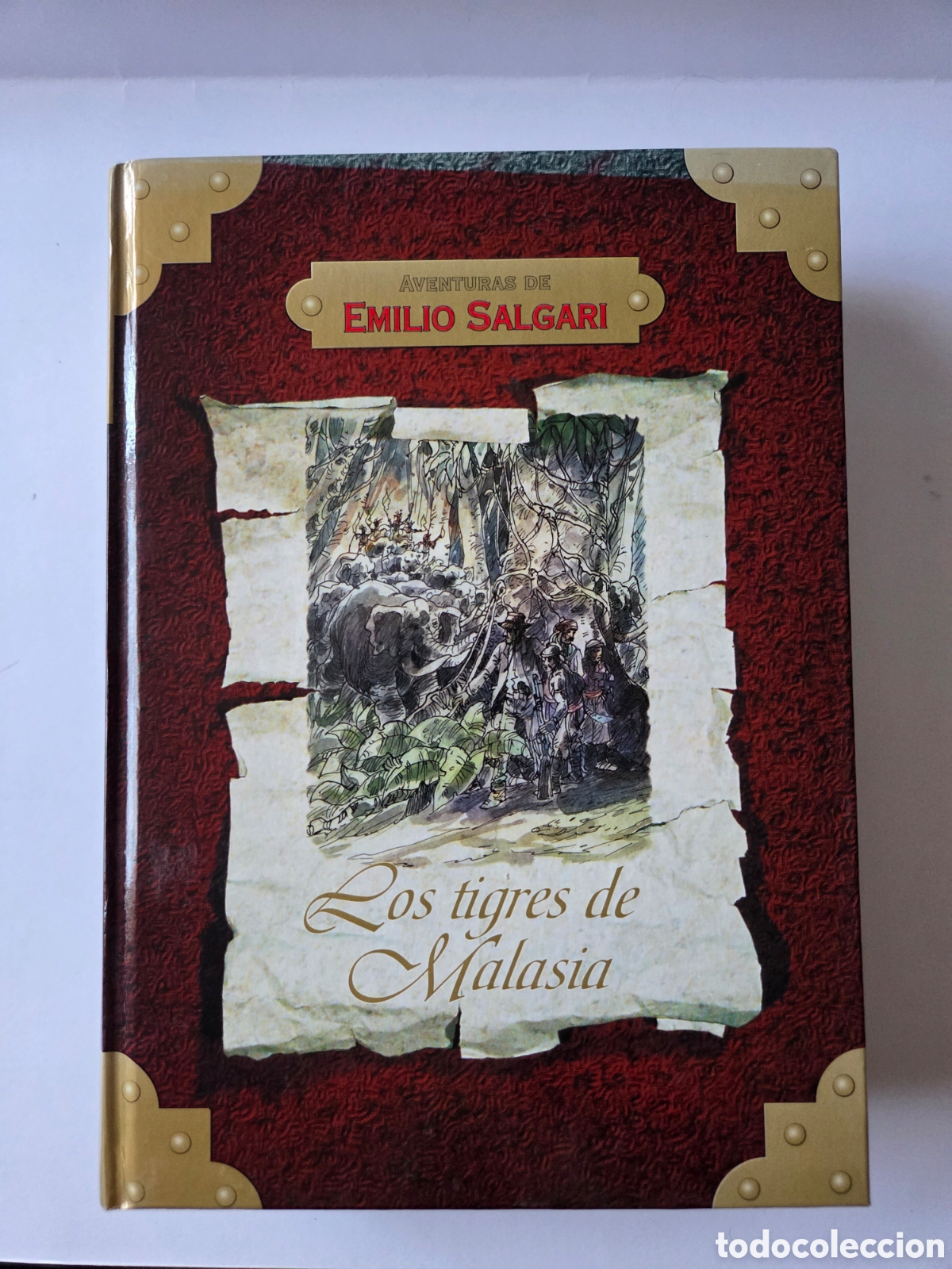 Libros de segunda mano: Lote de 3 libros de Emilio Salgari, colecci&oacute;n Aventuras de Emilio Salgari, Ediciones Rueda. - Foto 3