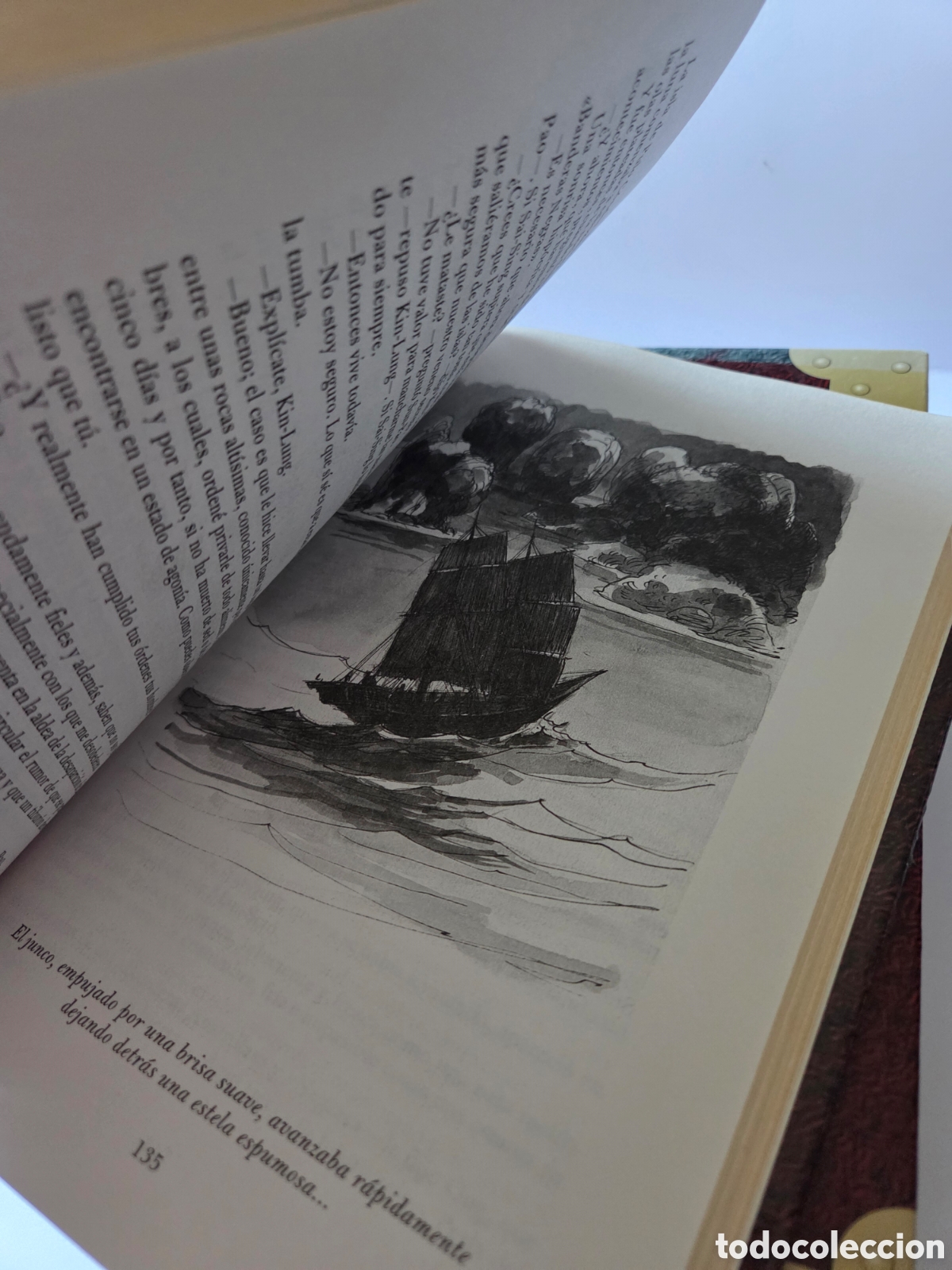 Libros de segunda mano: Lote de 3 libros de Emilio Salgari, colecci&oacute;n Aventuras de Emilio Salgari, Ediciones Rueda. - Foto 6