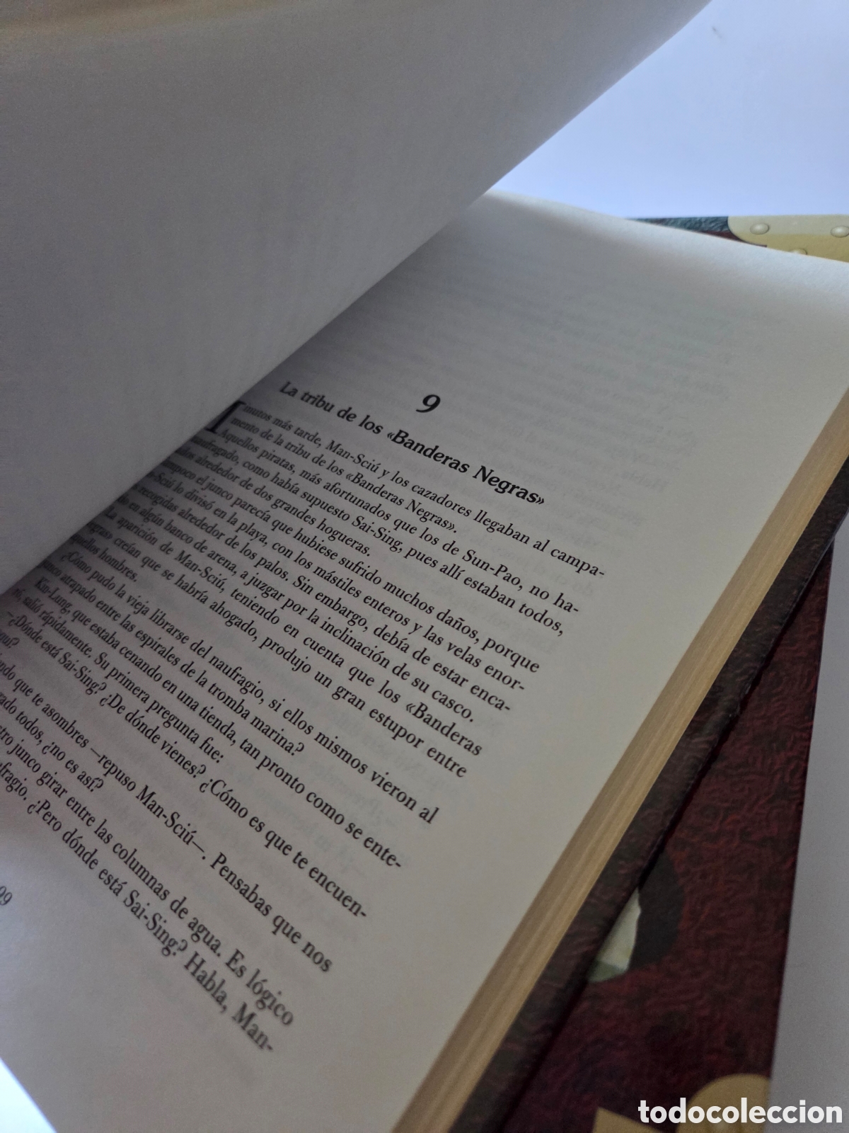 Libros de segunda mano: Lote de 3 libros de Emilio Salgari, colecci&oacute;n Aventuras de Emilio Salgari, Ediciones Rueda. - Foto 7