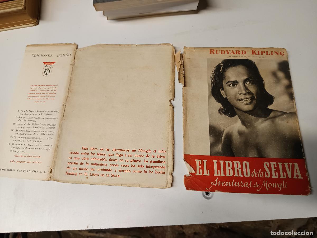Libros de segunda mano: EL LIBRO DE LA SELVA. RUDYARD KIPLING. EDITORIAL GUSTAVO GILI 1944 2&ordf; EDICION - Foto 7