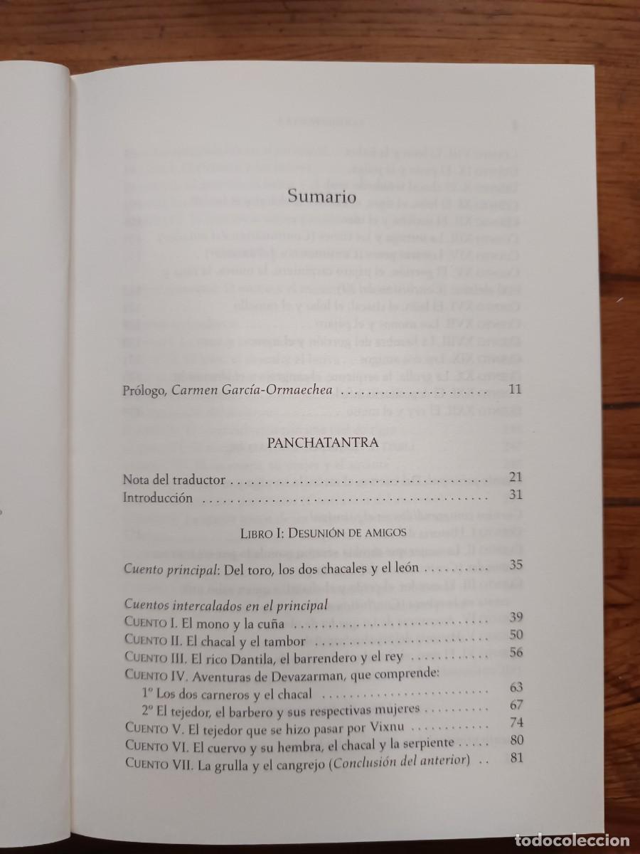 Libros de segunda mano: Panchatantra - Ed. Jos&eacute; Alemany (Paid&oacute;s) - Foto 4