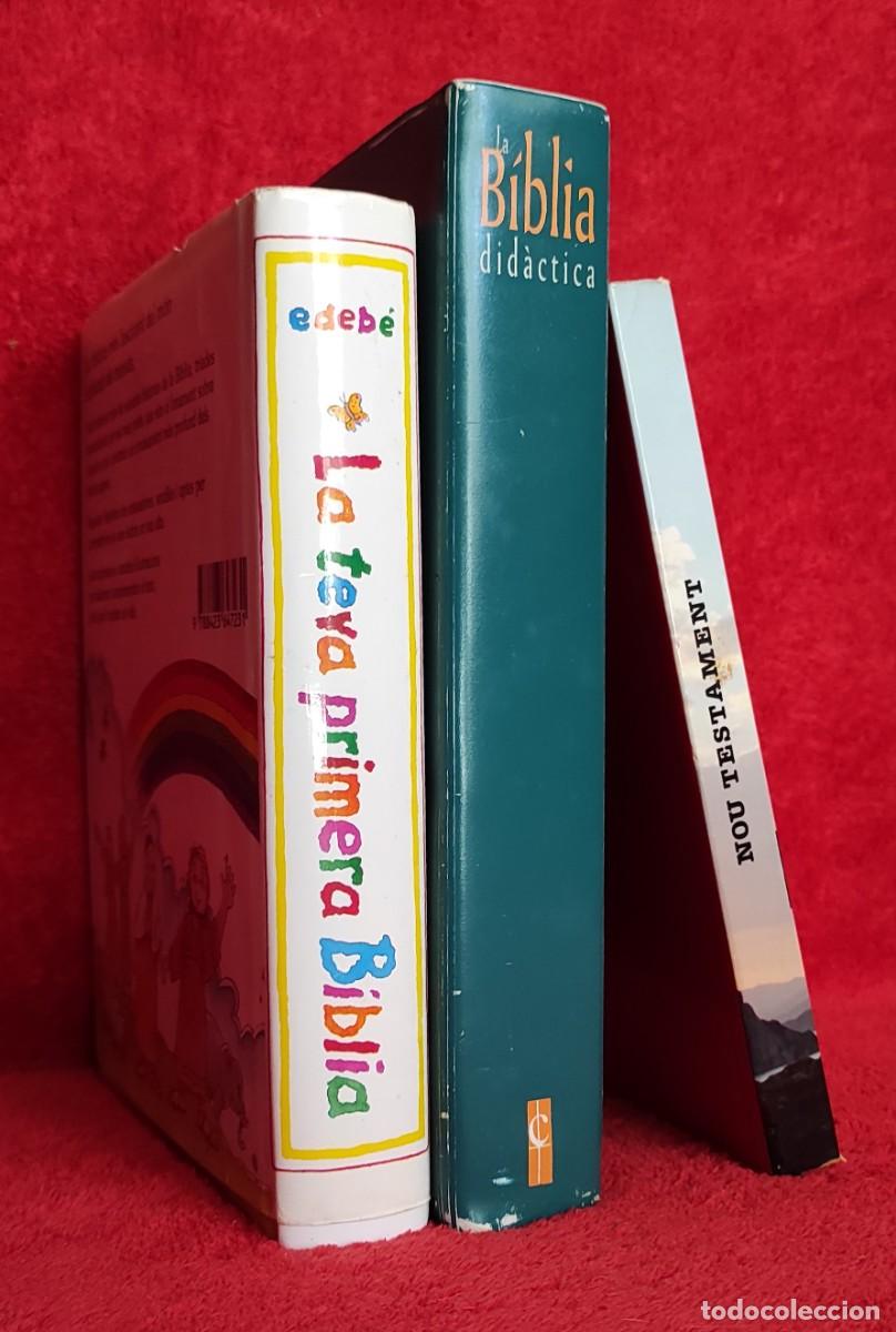 Libros de segunda mano: A&Ntilde;OS 2005-2010 - LOT DE BIBLIES EN CATAL&Agrave; : LA TEVA PRIMERA BIBLIA, BIBLIA DIDACTICA, NOU TESTAMENT