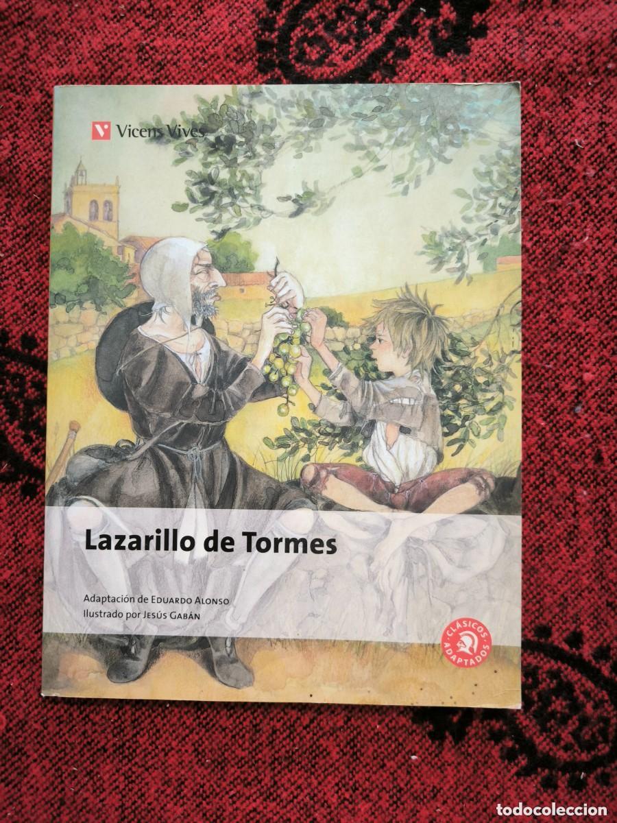 Libros de segunda mano: Lazarillo De Tormes Cl&aacute;sicos Adaptados Vicens Vives Eduardo Alonso Libro Escolar ESO Bachillerato