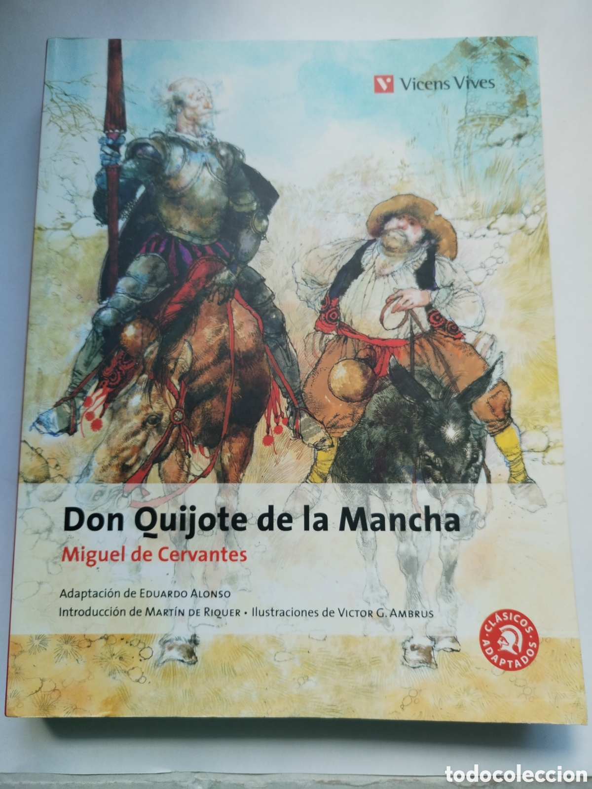 Libros de segunda mano: DON QUIJOTE DE LA MANCHA/ADAPTADO VICENS VIVES