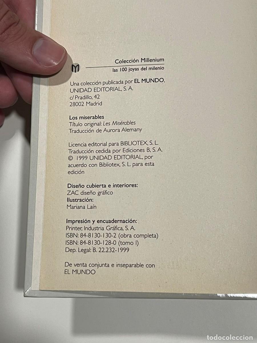 Libros de segunda mano: Los Miserables &middot; Vol 1 - Victor Hugo - Foto 4