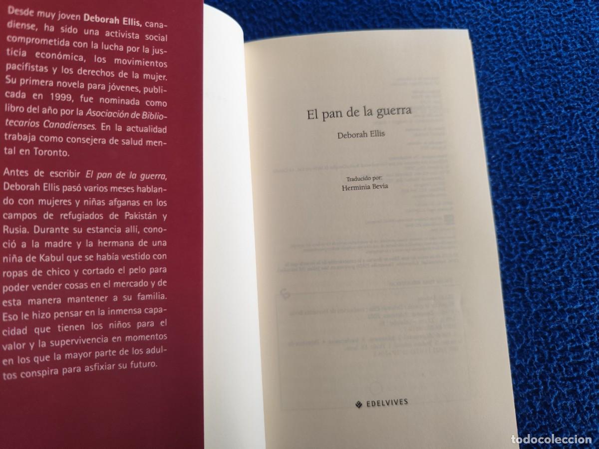 Libros de segunda mano: El Pan de la Guerra Devorah Ellis Editorial Luis Vives 2002 - Foto 6