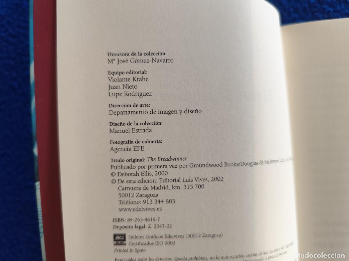 Libros de segunda mano: El Pan de la Guerra Devorah Ellis Editorial Luis Vives 2002 - Foto 7