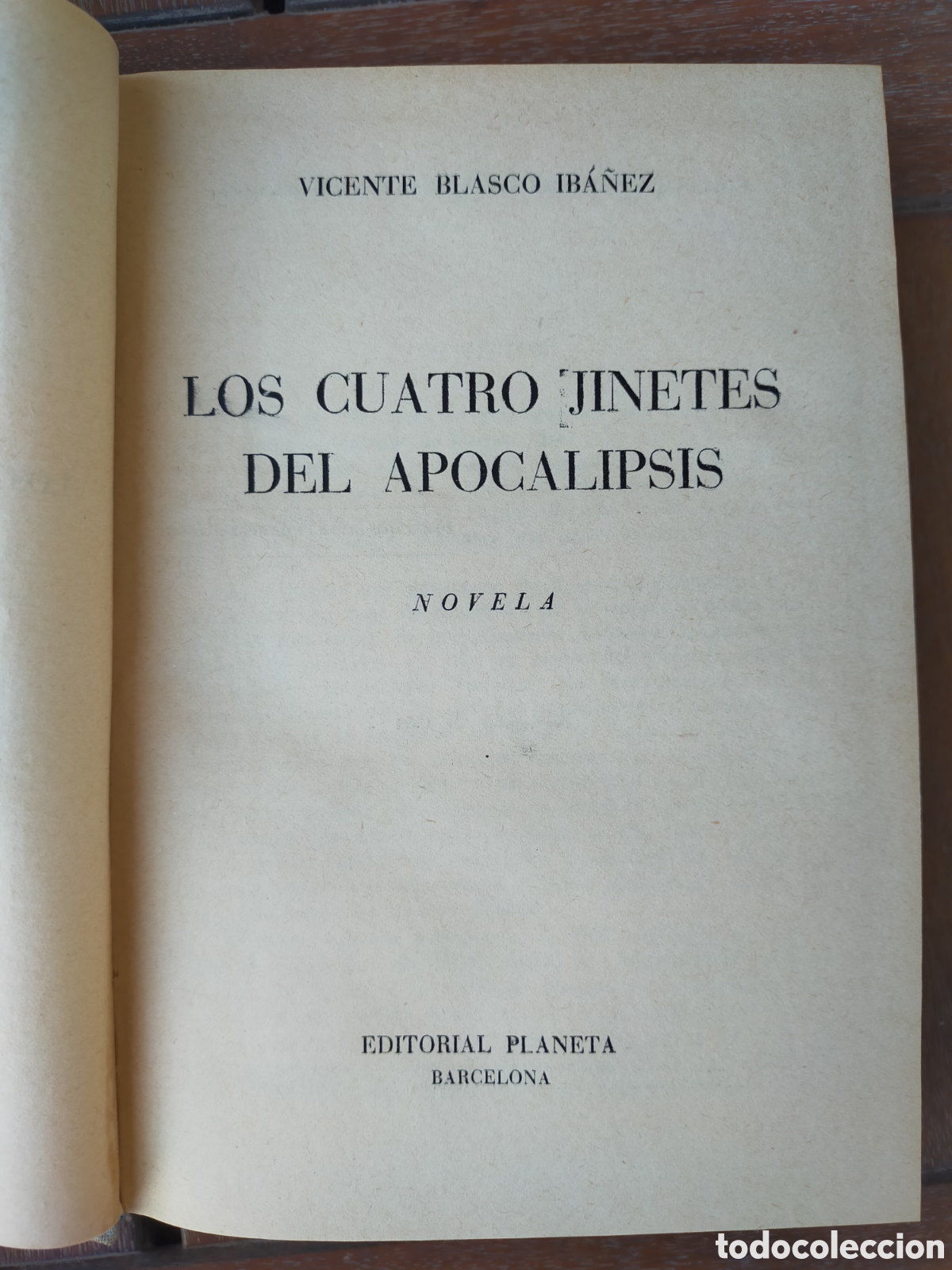 Libros de segunda mano: Los cuatro jinetes del Apocalipsis, Vicente Blasco Ib&aacute;&ntilde;ez