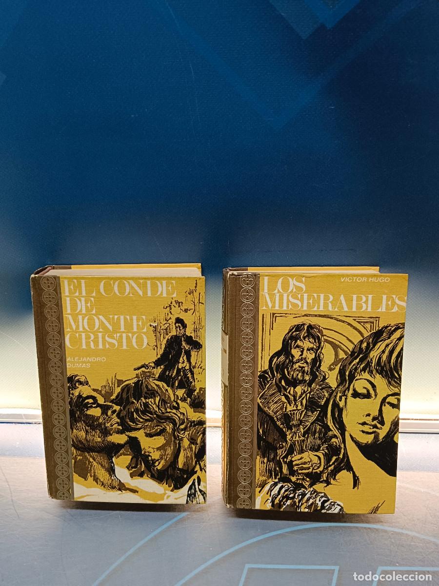 Libros de segunda mano: El conde de Montecristo. Alejandro Dumas + Los miserables. V&iacute;ctor Hugo - ediciones Rodegar, 1968