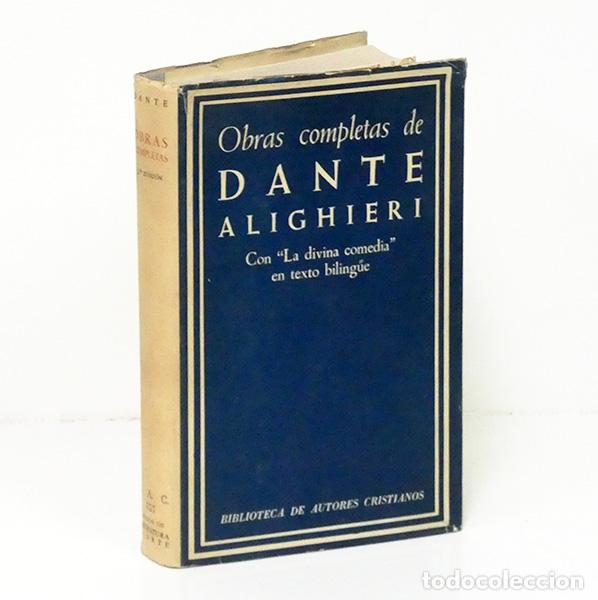 Libros de segunda mano: DANTE ALIGHIERI. Obras Completas