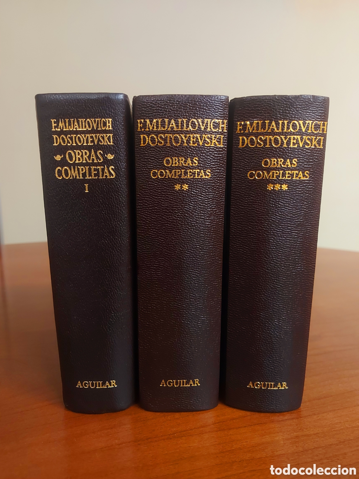 Libros de segunda mano: Dostoyevski, Obras Completas. 3 tomos (completa). Aguilar, 1970-1973.