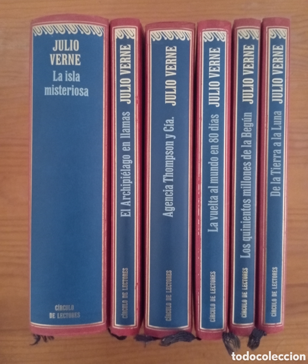 Libros de segunda mano: LOTE JULIO VERNE 6 LIBROS - Foto 2