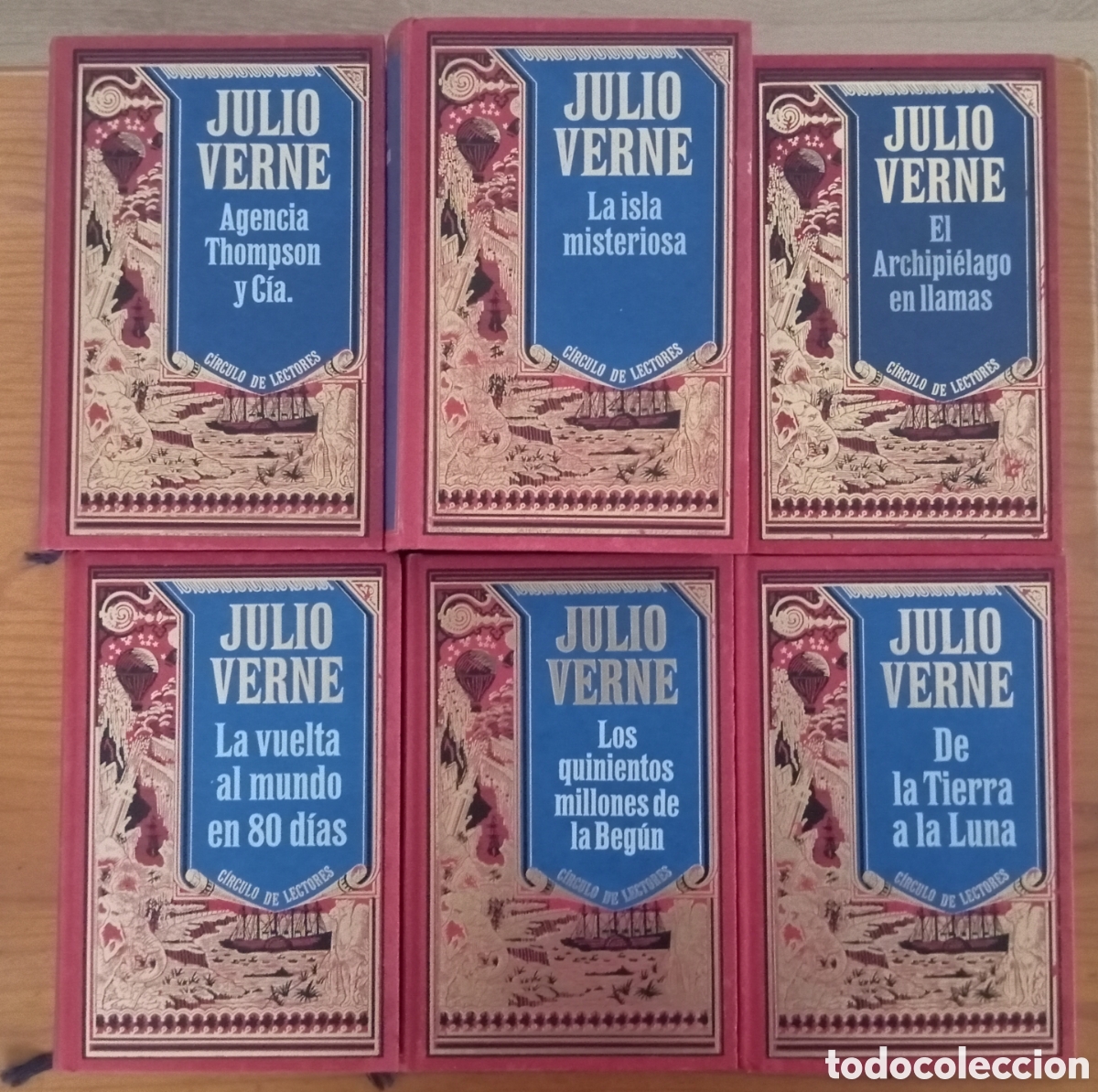 Libros de segunda mano: LOTE JULIO VERNE 6 LIBROS - Foto 1