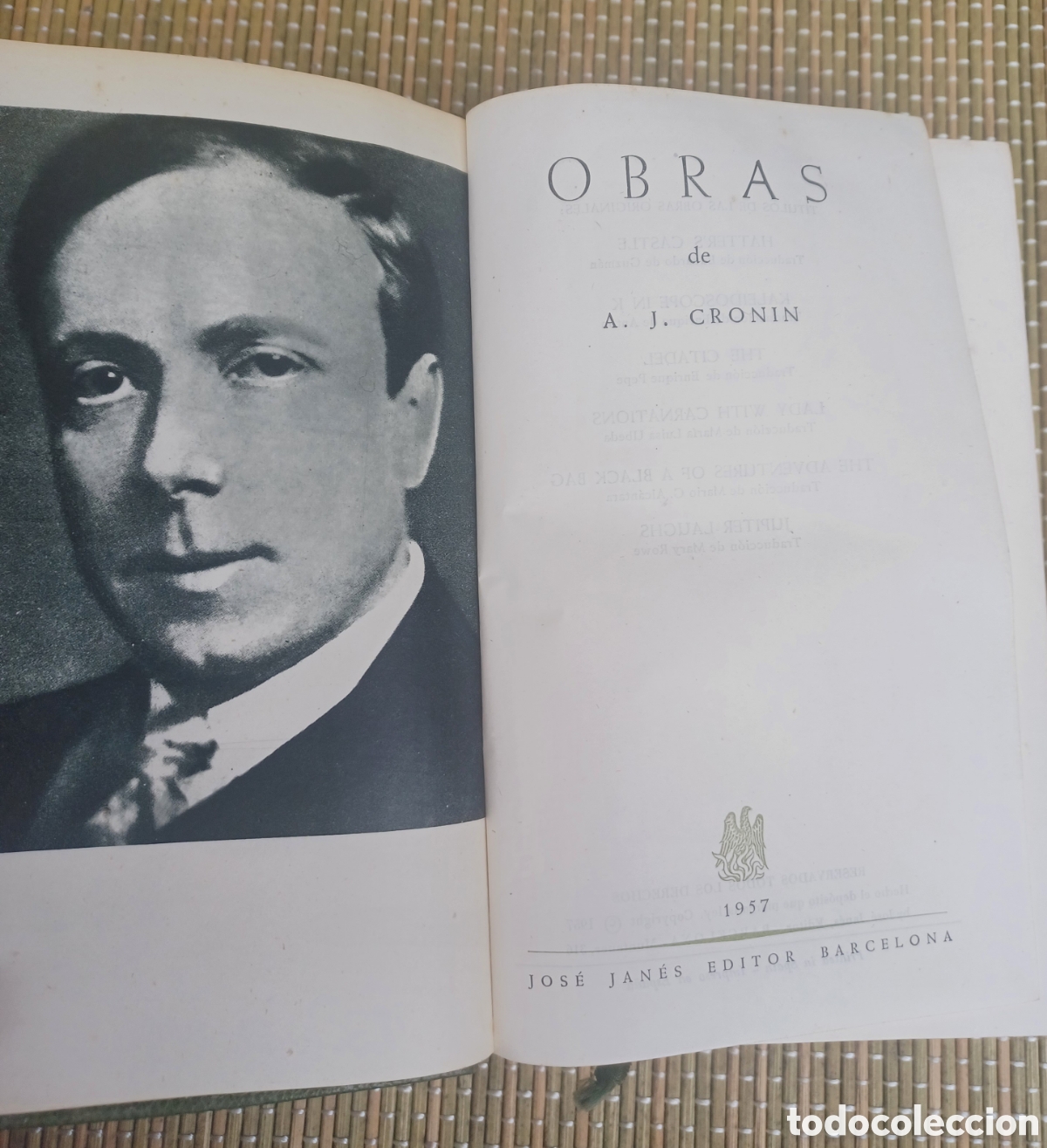 Libros de segunda mano: Obras: Cronin, Archibald Joseph. Jan&eacute;s - Foto 3