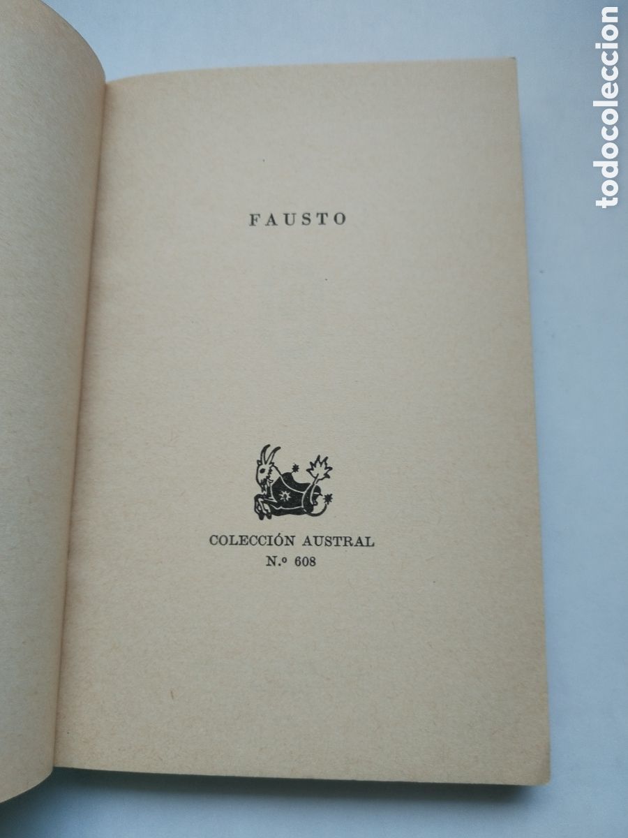 Libros de segunda mano: FAUSTO/GOETHE/AUSTRAL - Foto 3