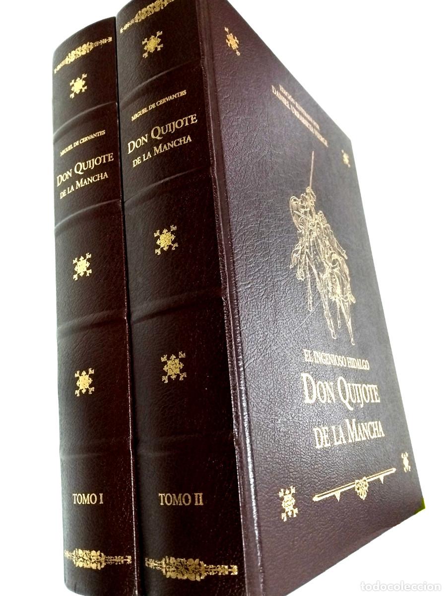 Libros de segunda mano: Don Quijote De La Mancha. Edici&oacute;n Limitada y Numerada. 2 Tomos./ Daniel Urrabieta Vierge - Foto 2