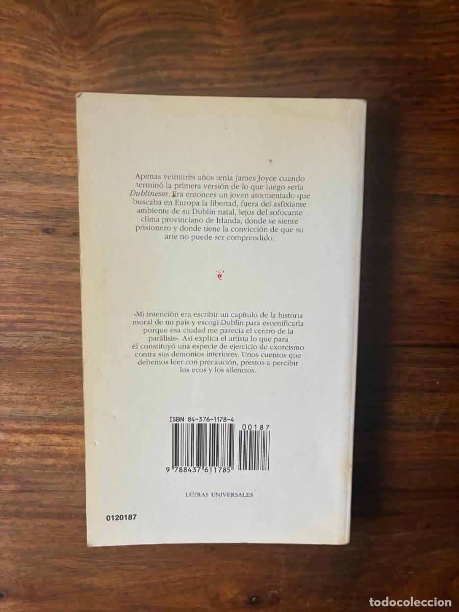 Libros de segunda mano: Dublineses. James Joyce. Letras universales. C&aacute;tedra. - Foto 2