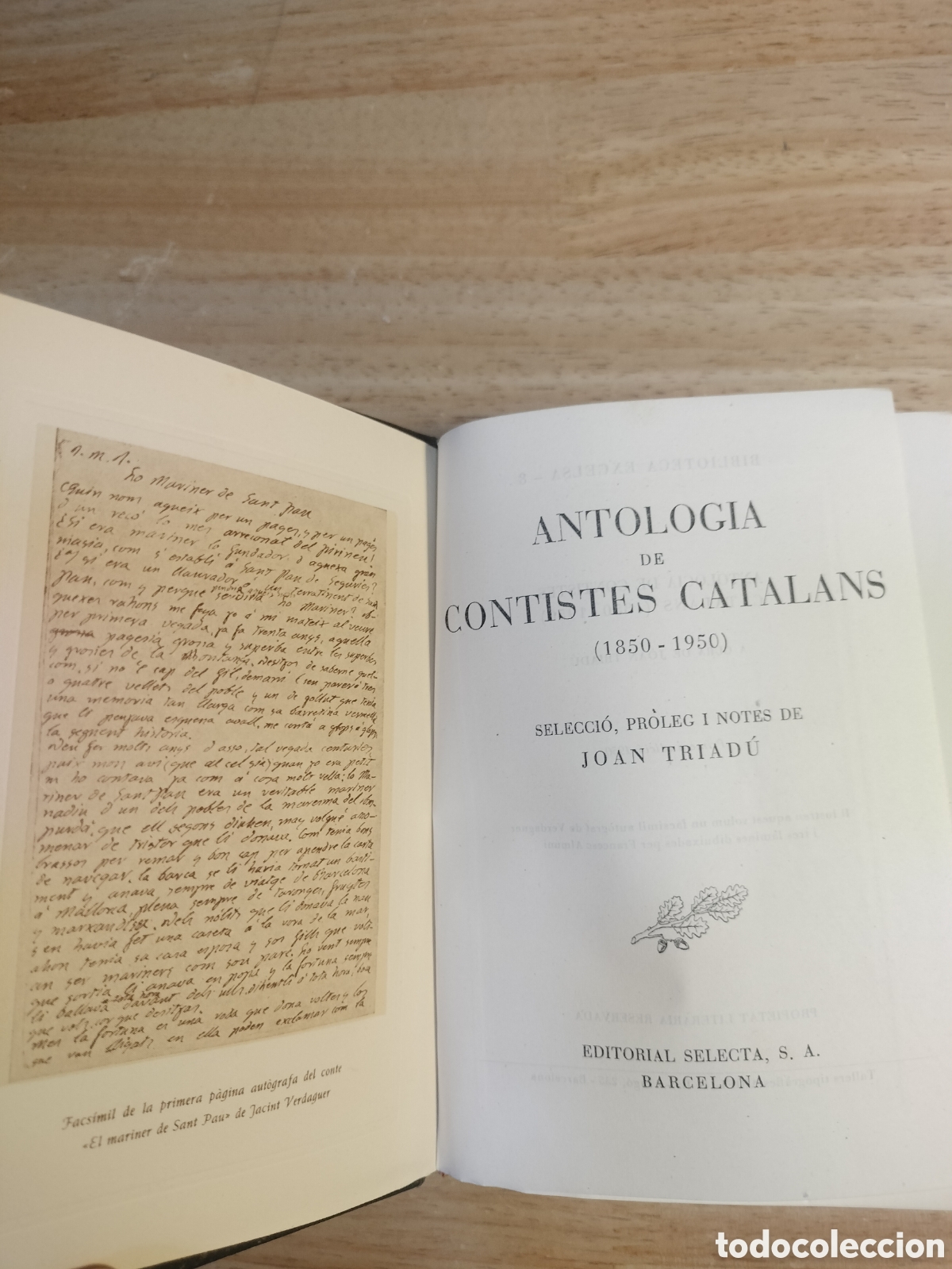 Libros de segunda mano: Antologia de contistes catalans. 1850-1950 - Foto 3