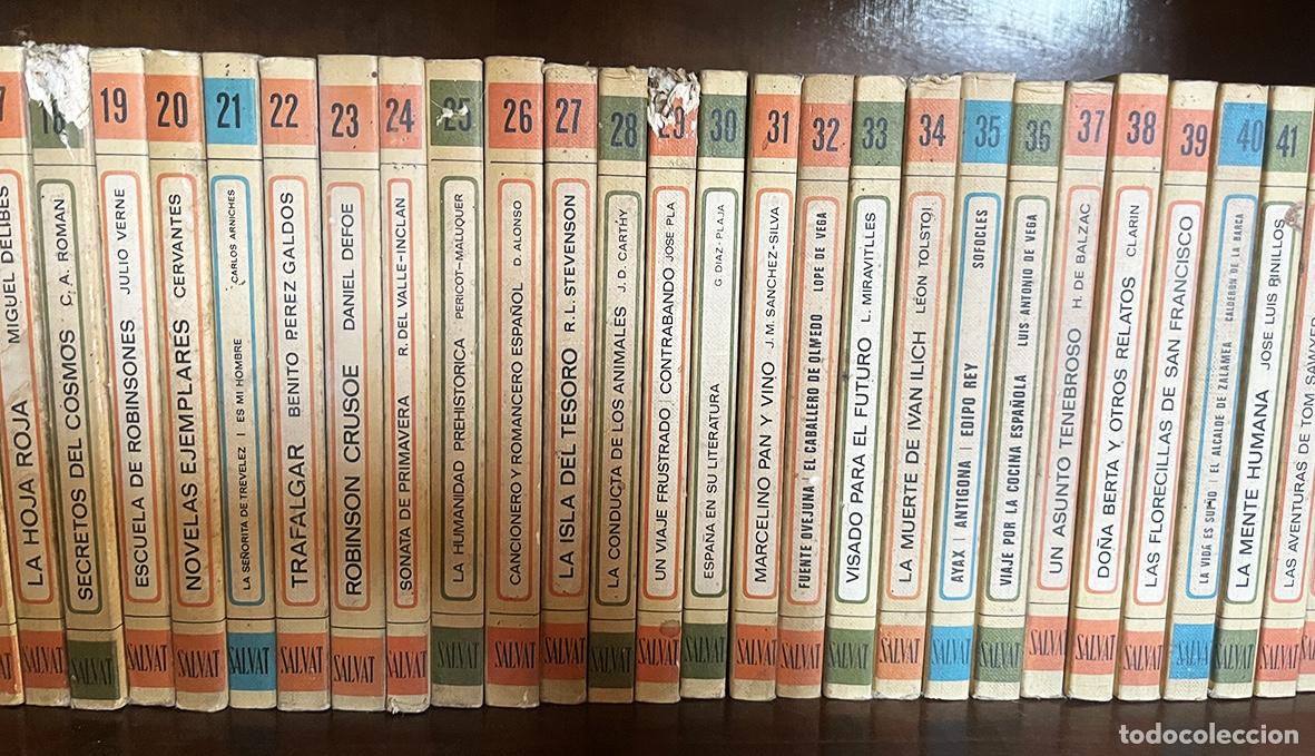 Libros de segunda mano: BIBLIOTECA B&Aacute;SICA SALVAT &ndash; COLECCI&Oacute;N COMPLETA DE 100 LIBROS - Foto 2