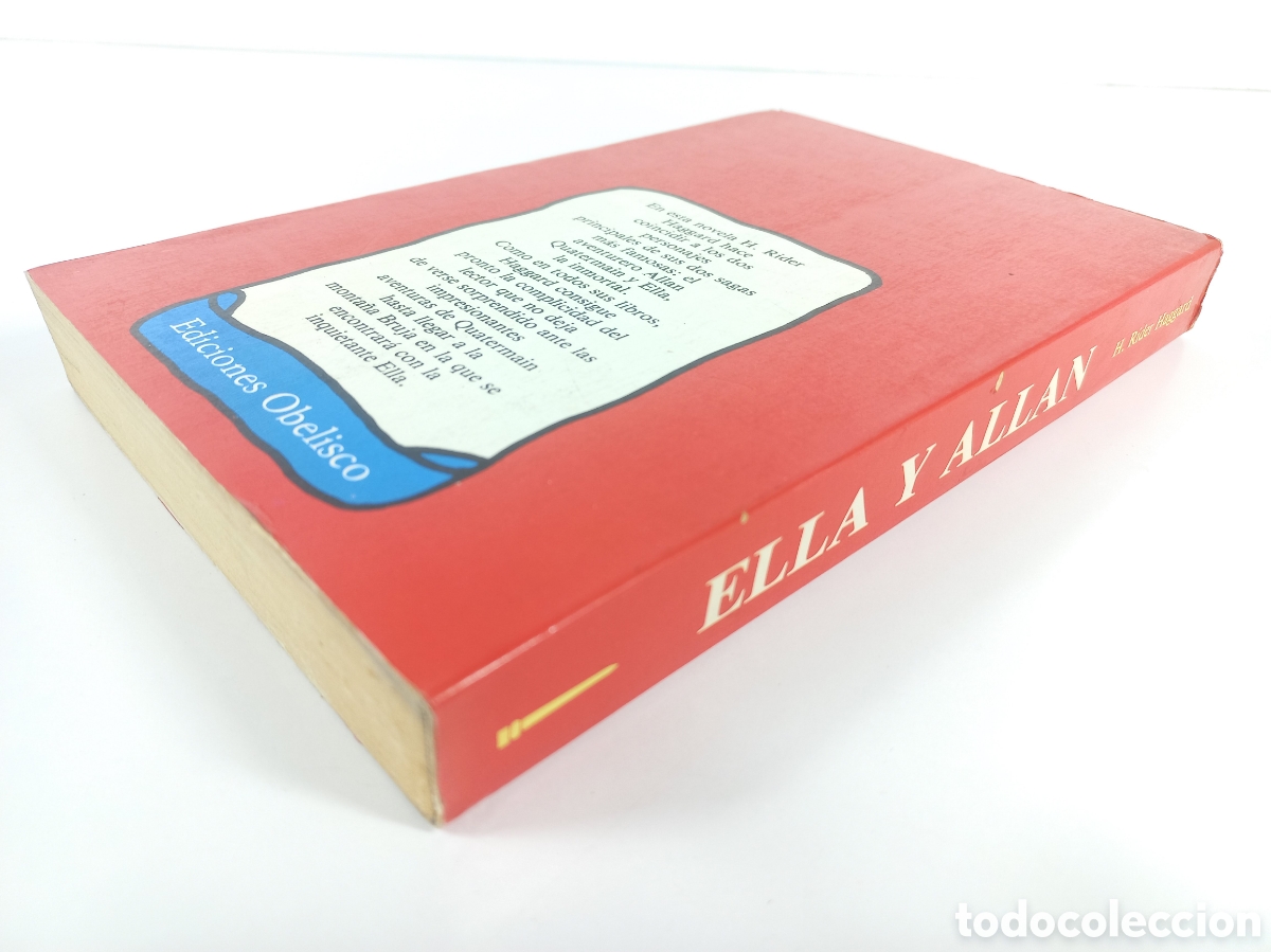 Libros de segunda mano: Ella y Alan. Henry Rider Haggard. Obelisco, 1987. - Foto 2