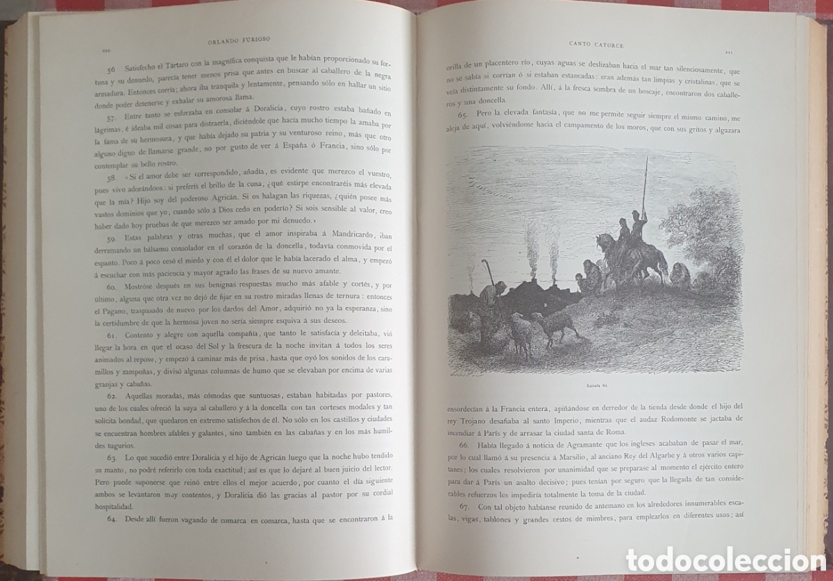 Libros de segunda mano: Orlando Furioso Ariosto 2 vol&uacute;menes - Foto 6