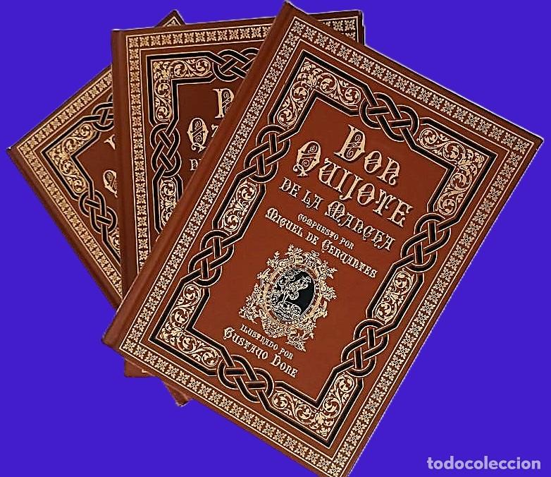 Second hand books: Colecci&oacute;n Completa 3 Tomos &rdquo;Don Quijote de la Mancha&rdquo; &ndash; Edici&oacute;n Especial Ilustrada por Gustave Dor&eacute;