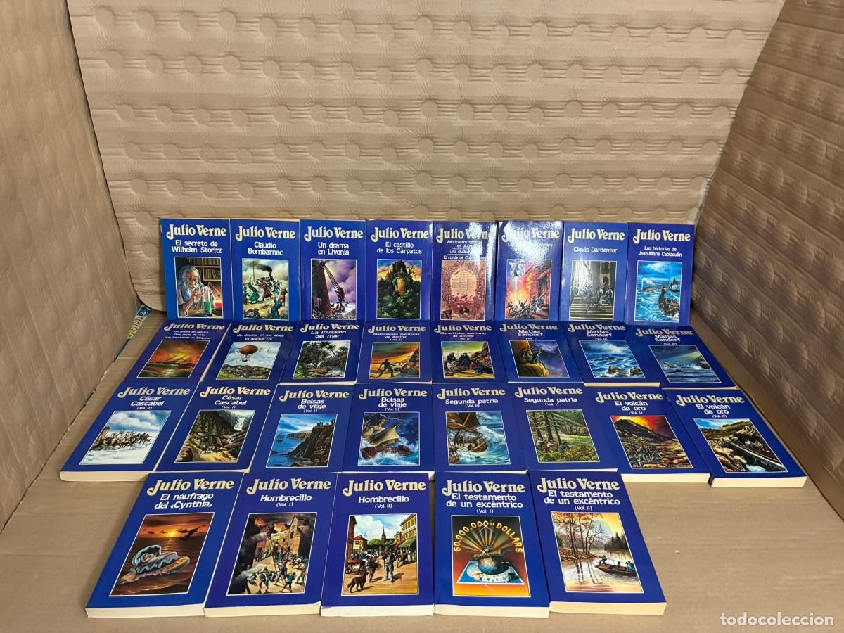 Gebrauchte B&uuml;cher: PACK 29 Libros Orbis JULIO VERNE (20 T&iacute;tulos, COMO NUEVOS)