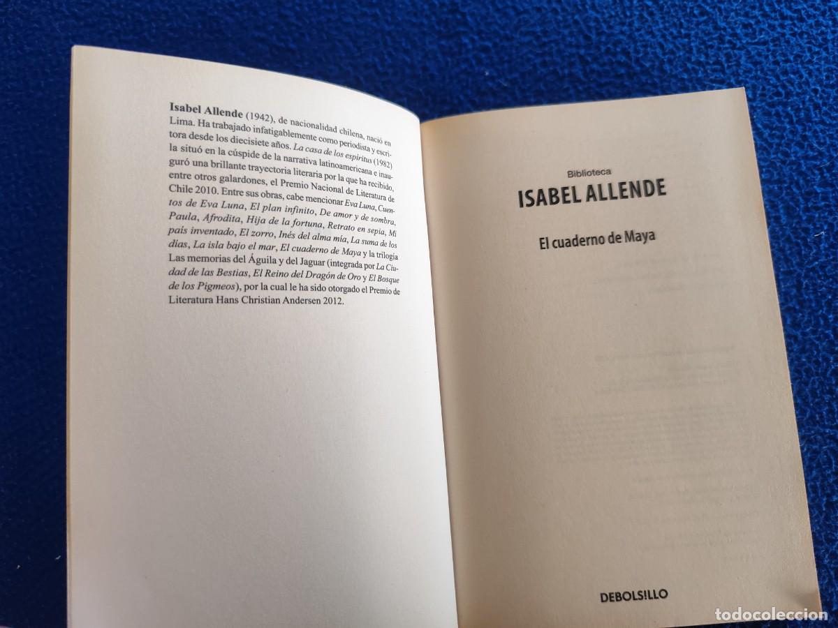 Libros de segunda mano: El Cuaderno de Maya Isabel Allende Ed. Random House 2013 - Foto 5