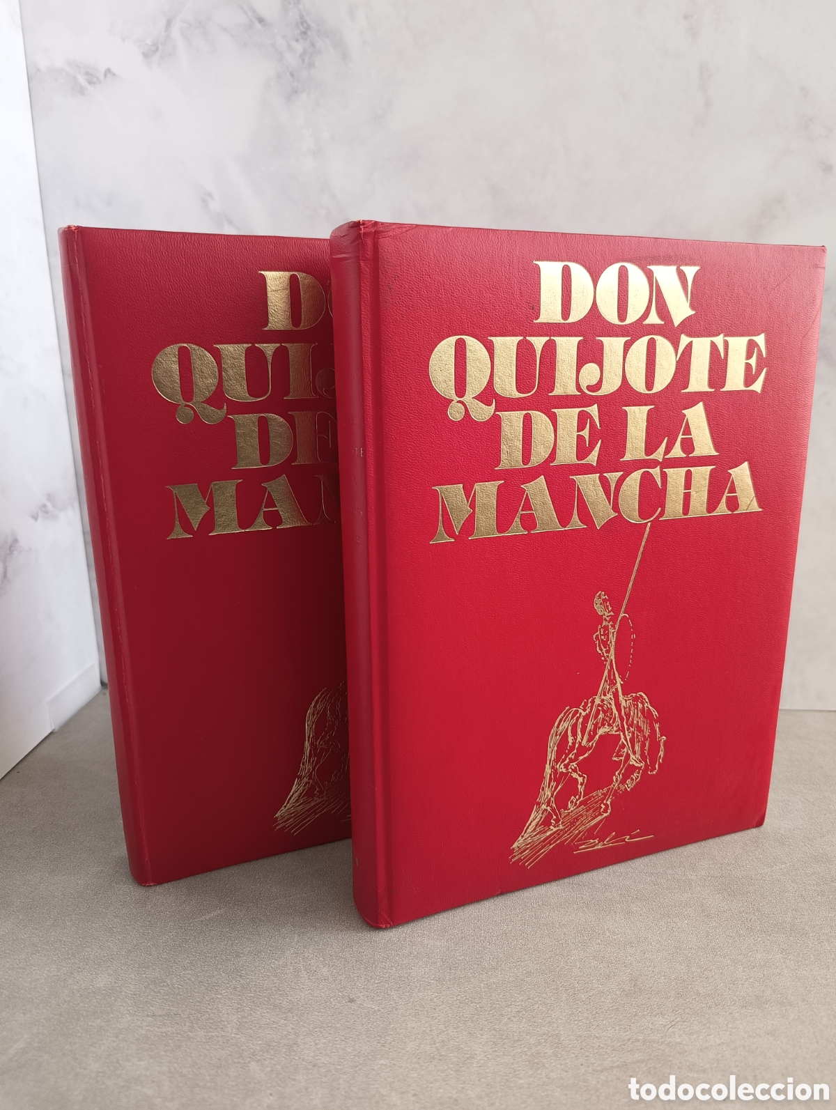 Libros de segunda mano: DON QUIJOTE DE LA MANCHA, CERVANTES. ILUSTRADO POR SALVADOR DALI 2 TOMOS. 1975