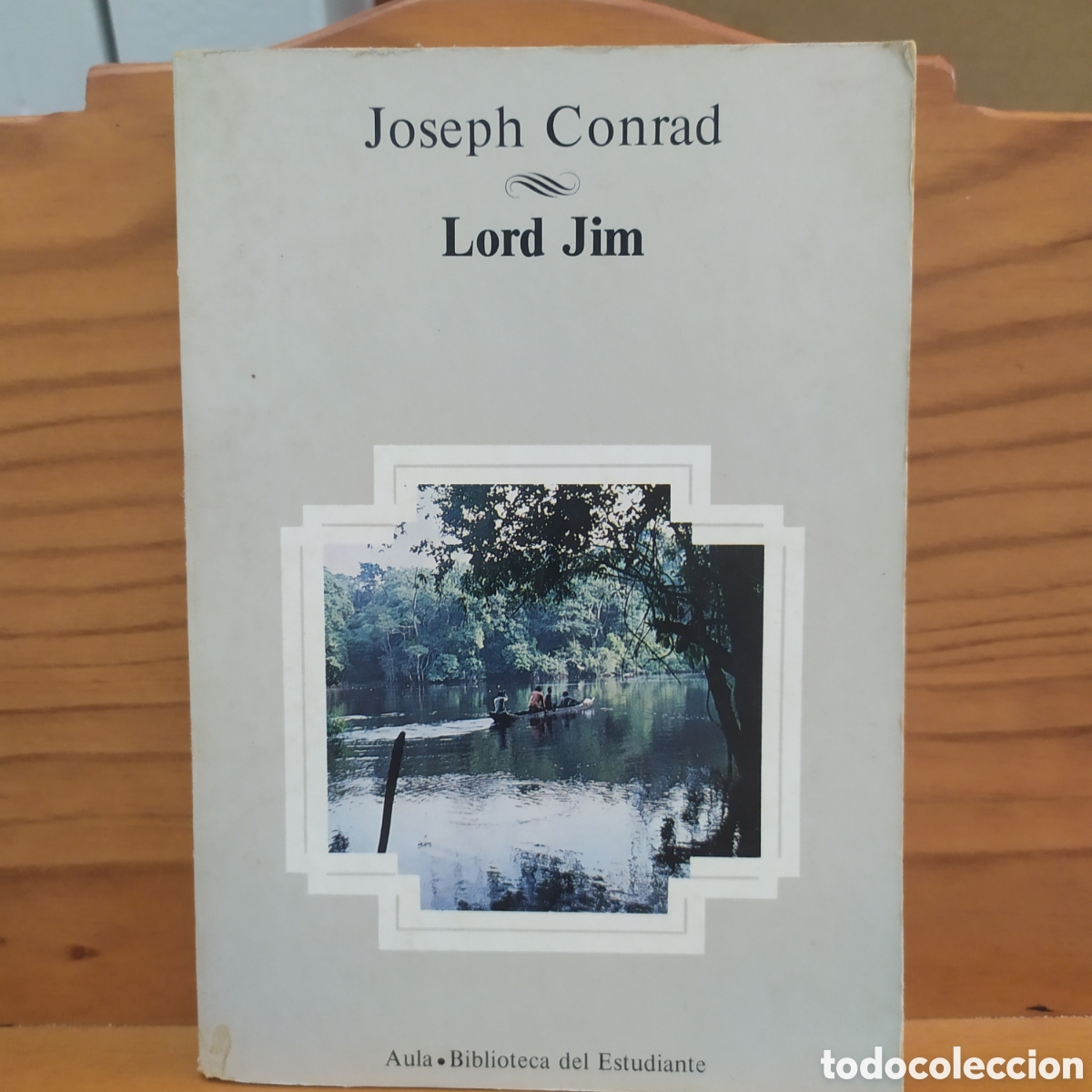 Libros de segunda mano: Lord Jim de Joseph Conrad, Colecci&oacute;n Aula - Biblioteca del estudiante de la Editorial Planeta de 19