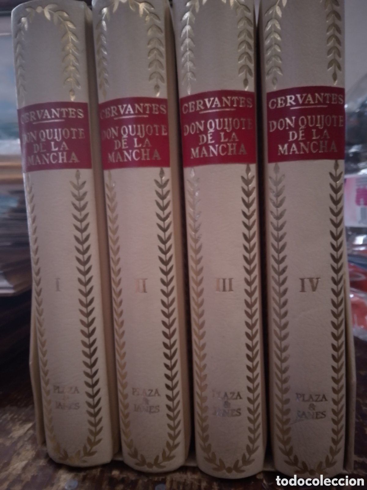 Libros de segunda mano: DON QUIJOTE DE LA MANCHA. CERVANTES. 4 VOLUMENES. ALFREDO ORTELLS. VALENCIA. 1986
