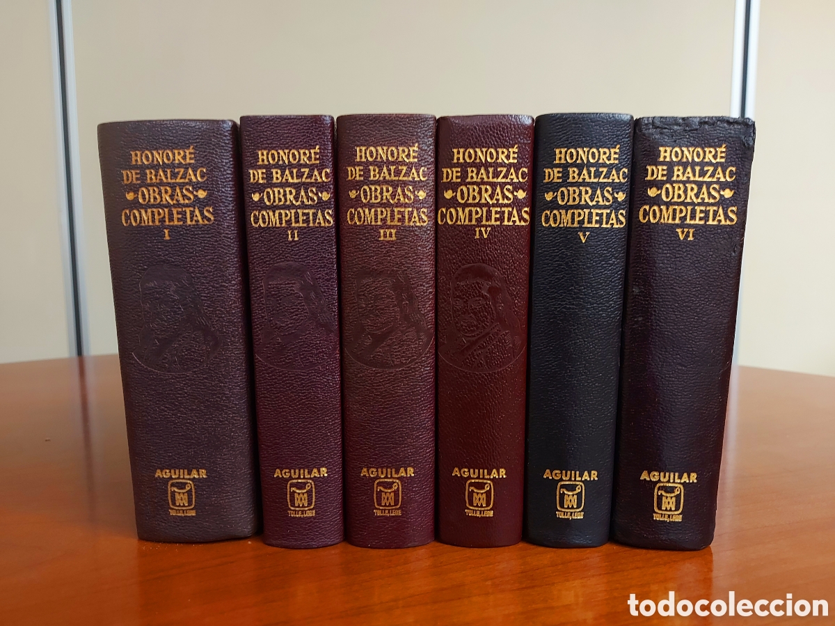 Libros de segunda mano: Honoré de Balzac, Obras Completas. 6 tomos (completa). Aguilar, 1967-1972.