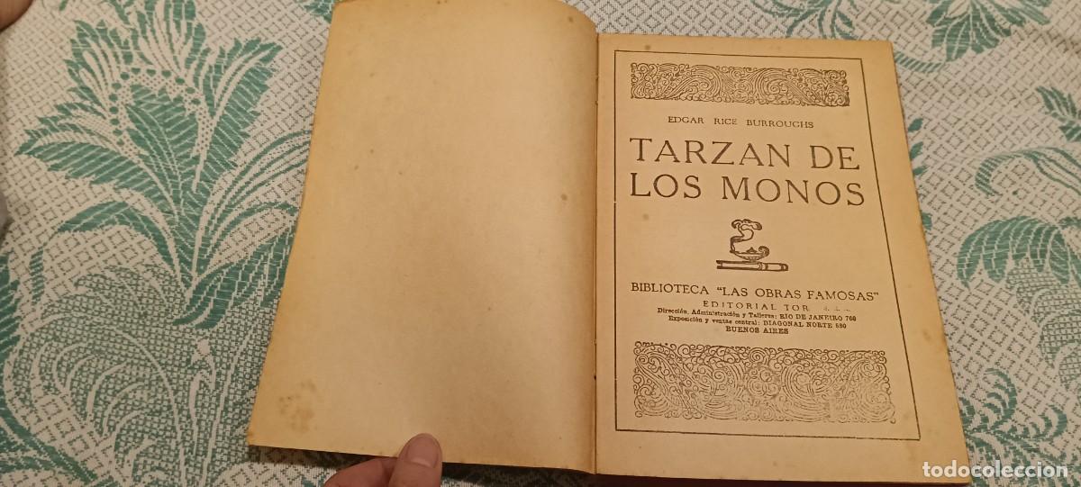 Libros de segunda mano: TARZ&Aacute;N DE LOS MONOS - EDGAR RICE BURROUGHS - EDITORIAL TOR ARGENTINA - Foto 6
