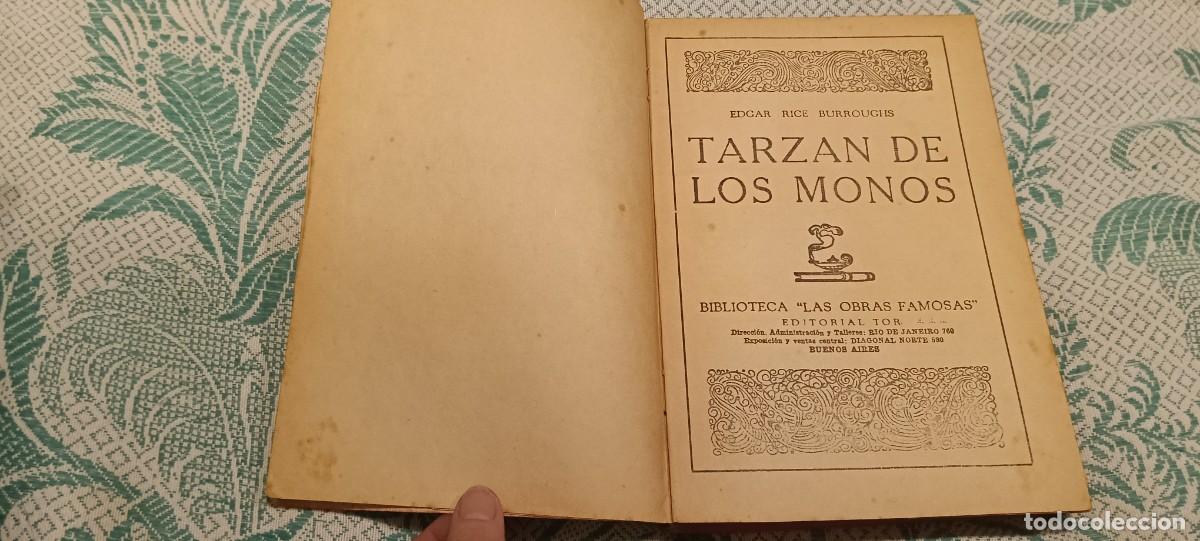 Libros de segunda mano: TARZ&Aacute;N DE LOS MONOS - EDGAR RICE BURROUGHS - EDITORIAL TOR ARGENTINA - Foto 7