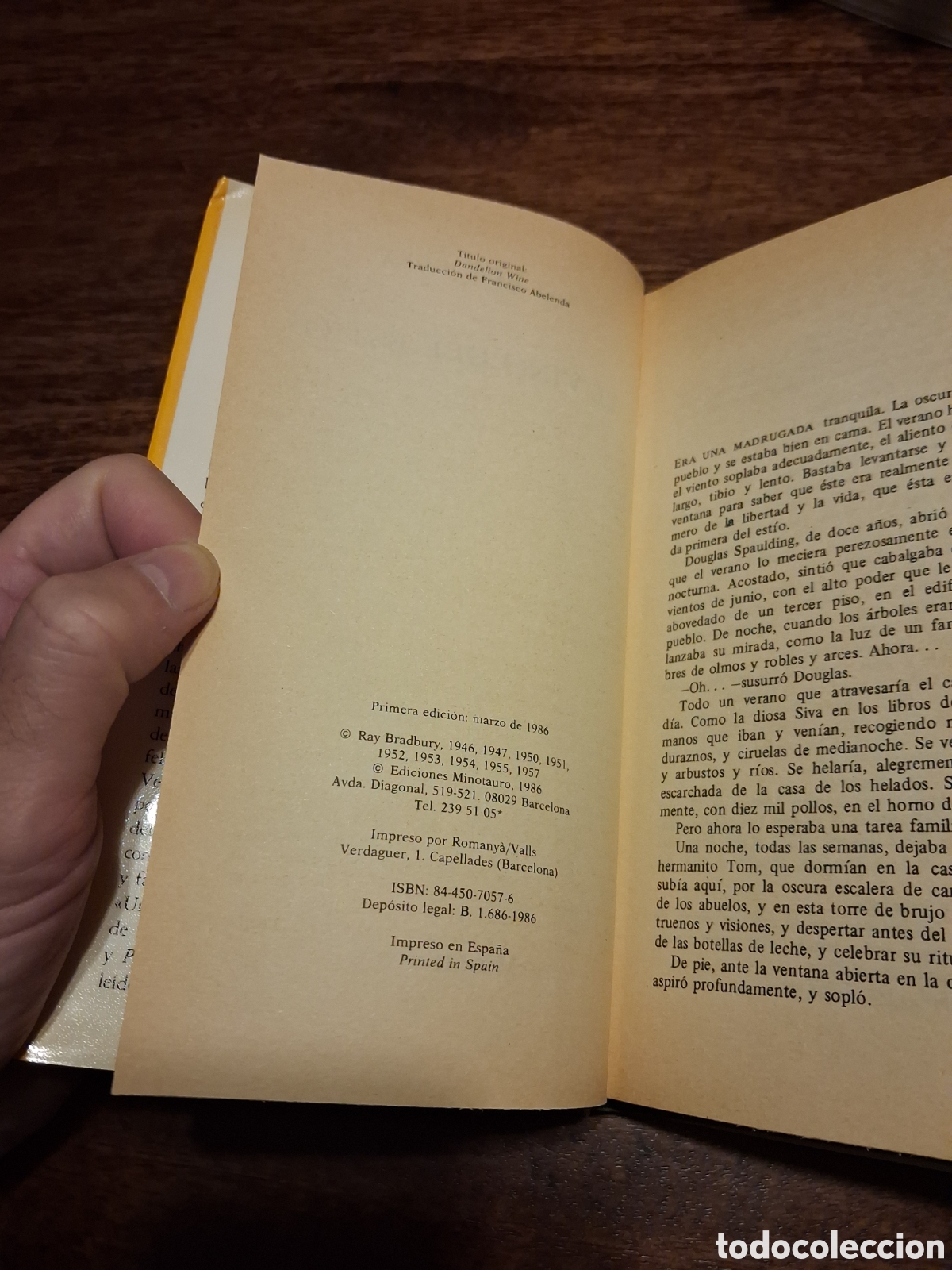 Libros de segunda mano: El vino del est&iacute;o, Ray Bradbury - Foto 3