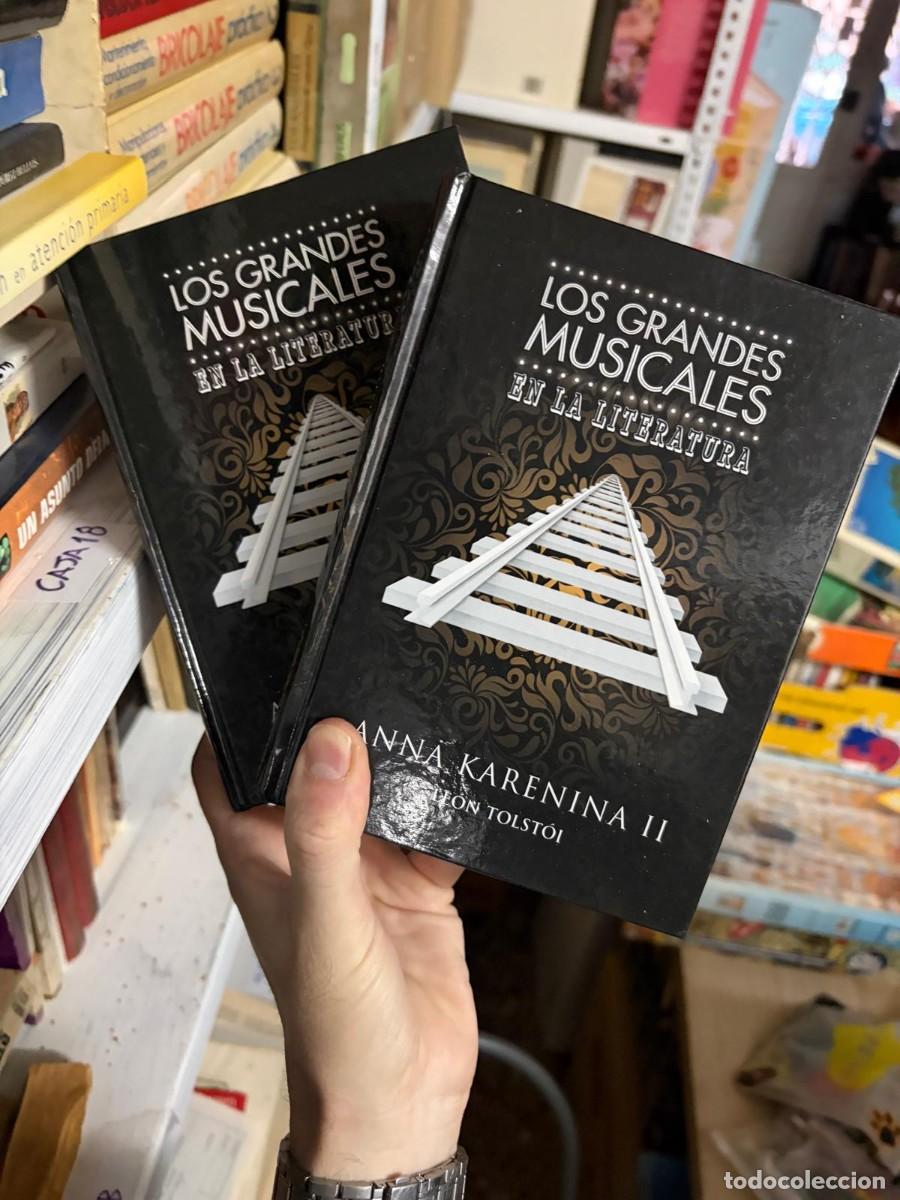 Libros de segunda mano: CAJA18 LOS GRANDES MUSICALES EN LA LITERATURA: ANNA KARENINA . Le&oacute;n Tolst&oacute;i. &mdash;2 TOMOS