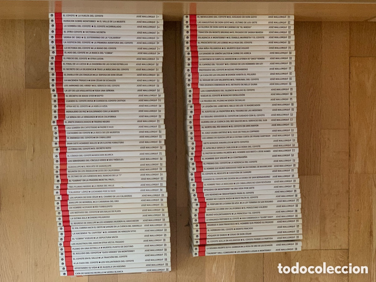 Libros de segunda mano: El Coyote &ndash; Jos&eacute; Mallorqu&iacute; &ndash; colecci&oacute;n completa 1-96 &ndash; Planeta DeAgostini