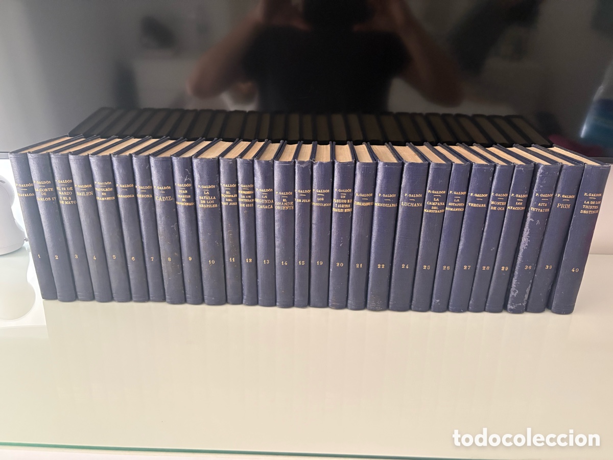 Libros de segunda mano: BENITO P&Eacute;REZ GALD&Oacute;S &ndash; EPISODIOS NACIONALES &ndash; 30 TOMOS &ndash; EDITORIAL HERNANDO &ndash; A&Ntilde;OS 40
