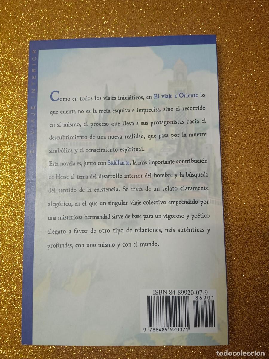 Libros de segunda mano: EL VIAJE A ORIENTE HERMANN HESSE - Foto 3